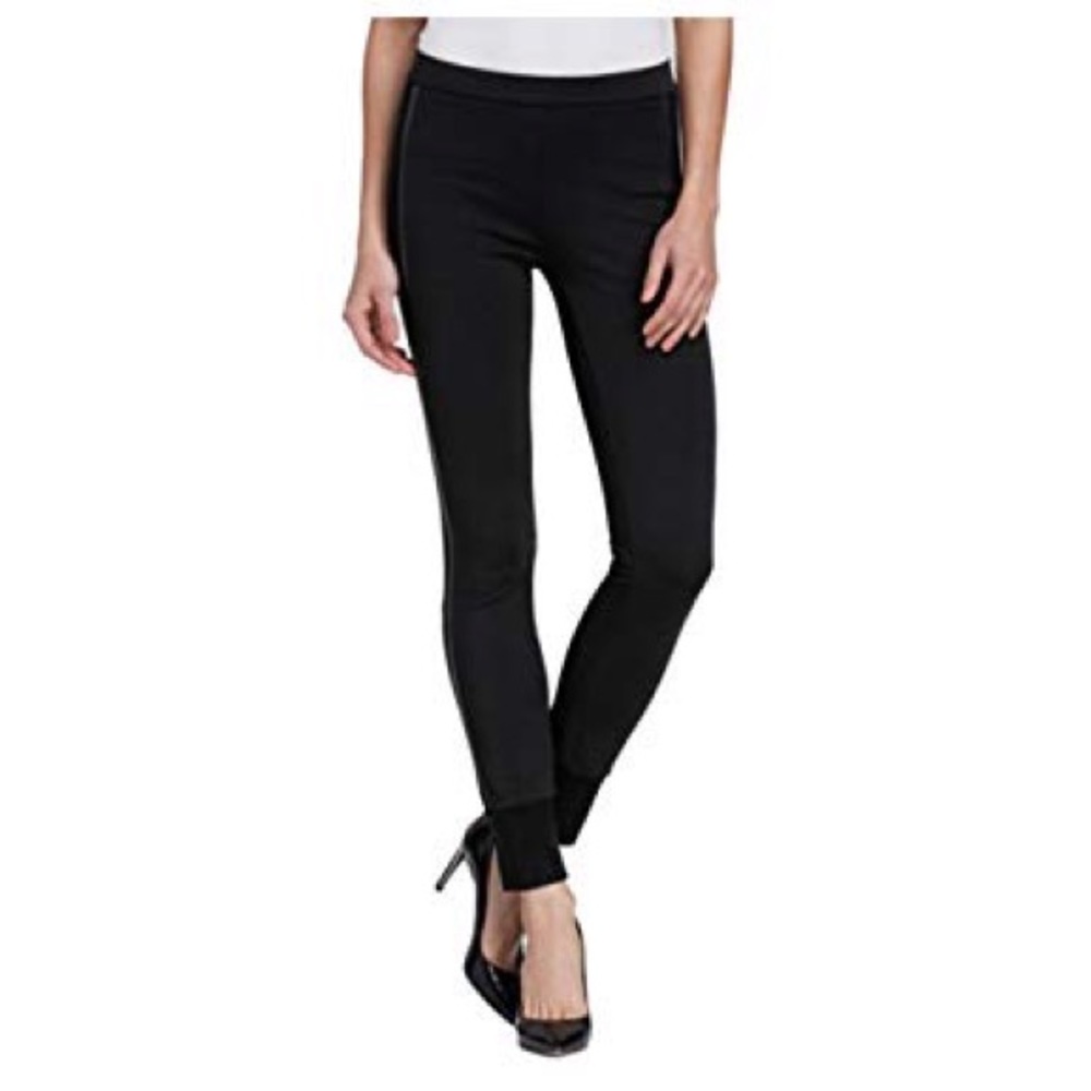 Vince Women's “Leather Piped” Leggings